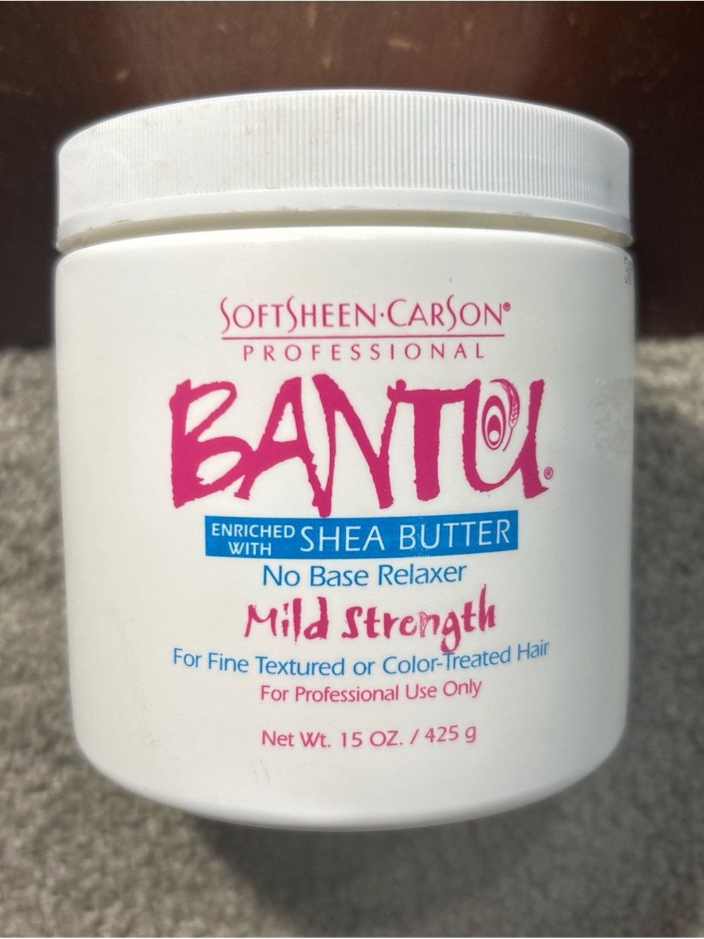 SoftSheen Carson Bantu No Base Relaxer Mild Strength Shea Butter 15oz